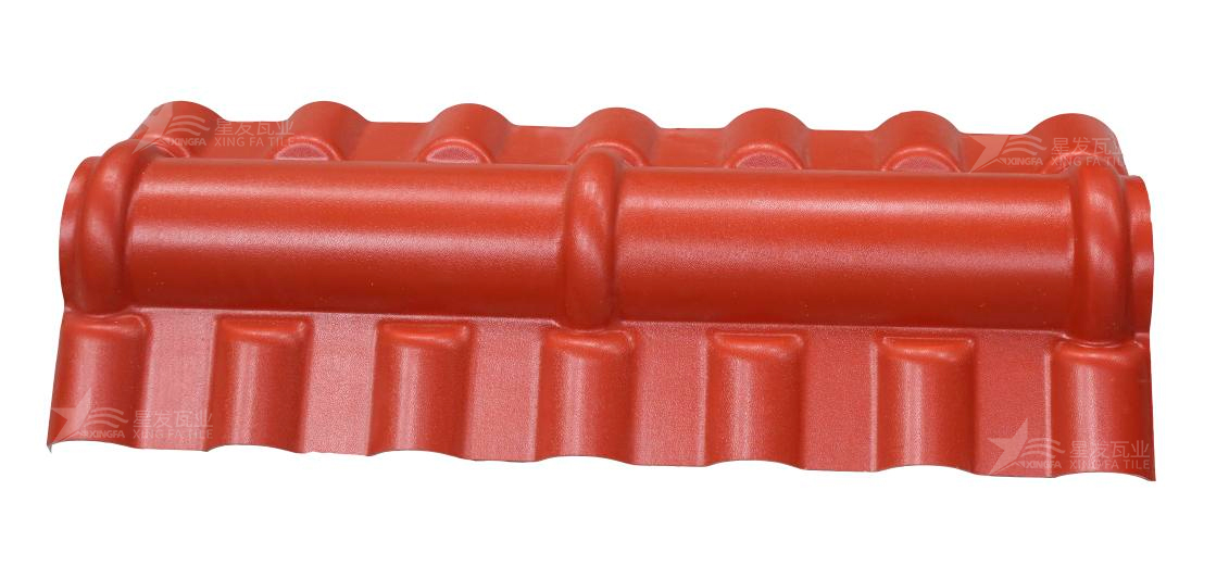 關(guān)于合成樹脂瓦正脊瓦寬度、規(guī)格、形狀的介紹。